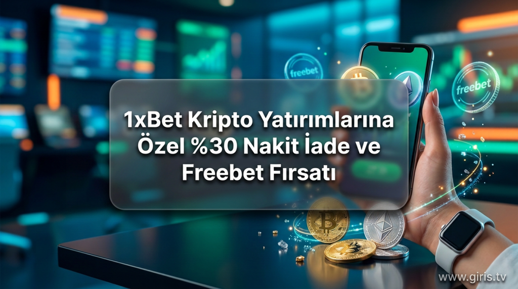 1xBet Kripto Yatırımlarına Özel Nakit İade ve Freebet Fırsatı - 1xBet kripto cashback